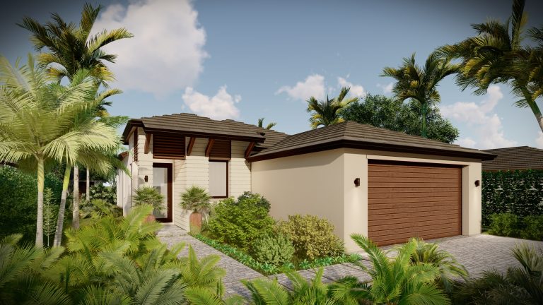 Model home for a beautiful South Florida community